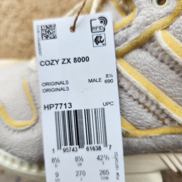 Originals Cozy ZX Adidas Sneakers HP7713 Unisex NWT - Picture 11 of 11